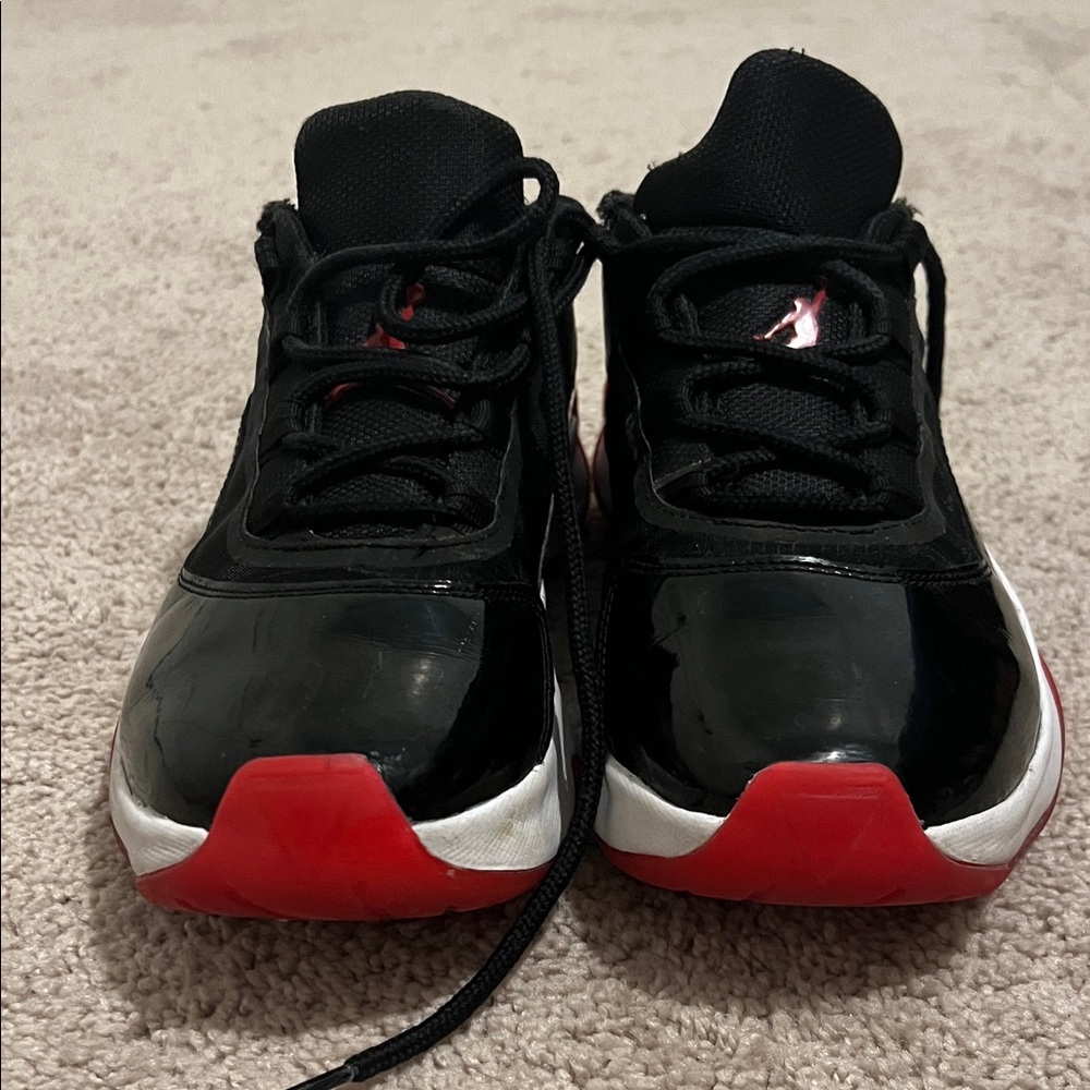 Nike Kids Black and Red Sneakers